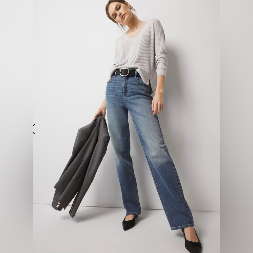 White House Black Market Straight Leg Jeans